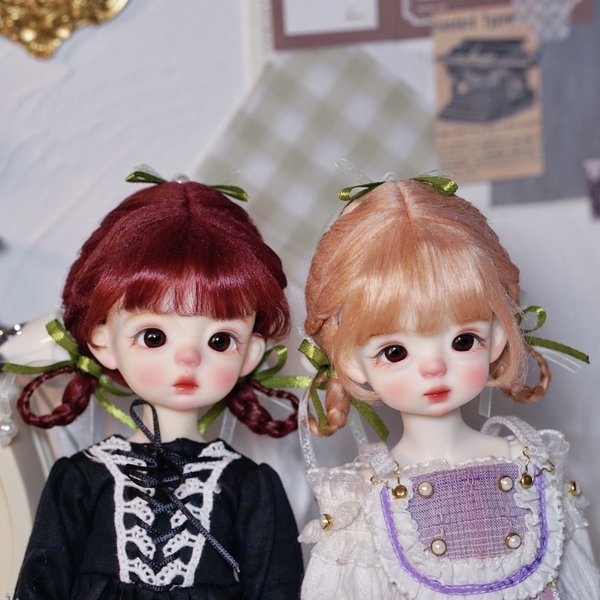 オビツ11ウィッグ 手編みウィッグdollカツラBJD1/4BJD1/6BJD1/8