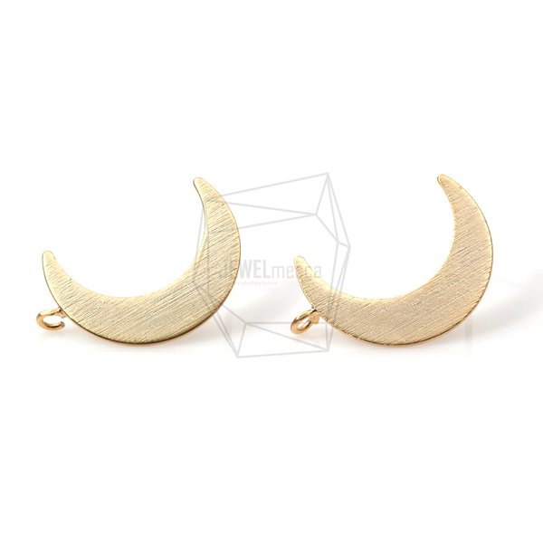 ERG-543-MG【2個入り】クレセントムーンピアス,Crescent Moon Post Earring