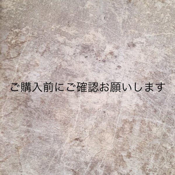 注文前後の注意事項となります。ご購入前に必ずご一読ください。