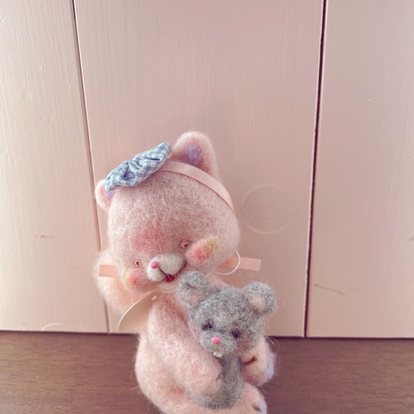パステルピンク kitty cat ねこちゃん kinokohoshi