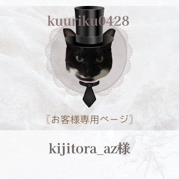 kijitora_az様専用ページ❁⃘*.ﾟ