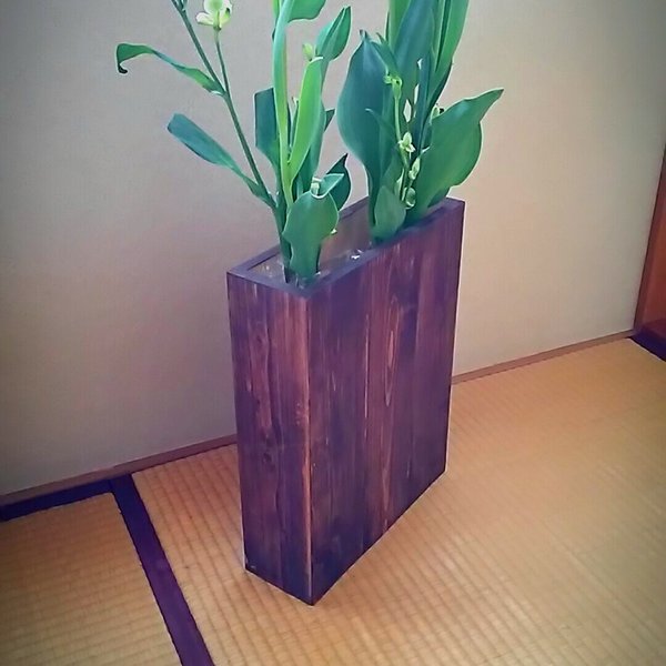 お花を入れる木箱(大)