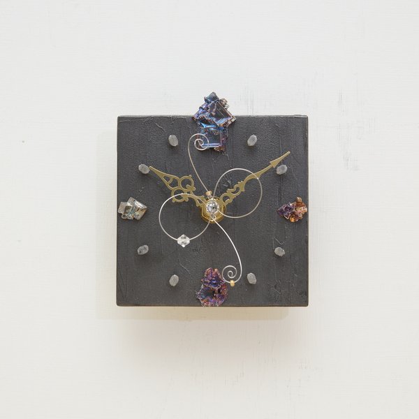 ビスマス時計(10cm)一品物