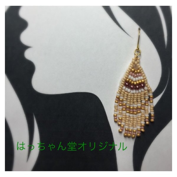 ☆ボヘミアン刺繍ピアス