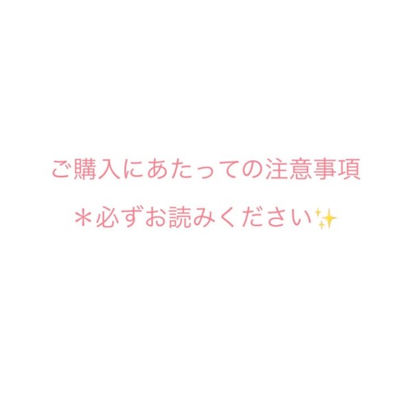 ご購入にあたっての注意事項