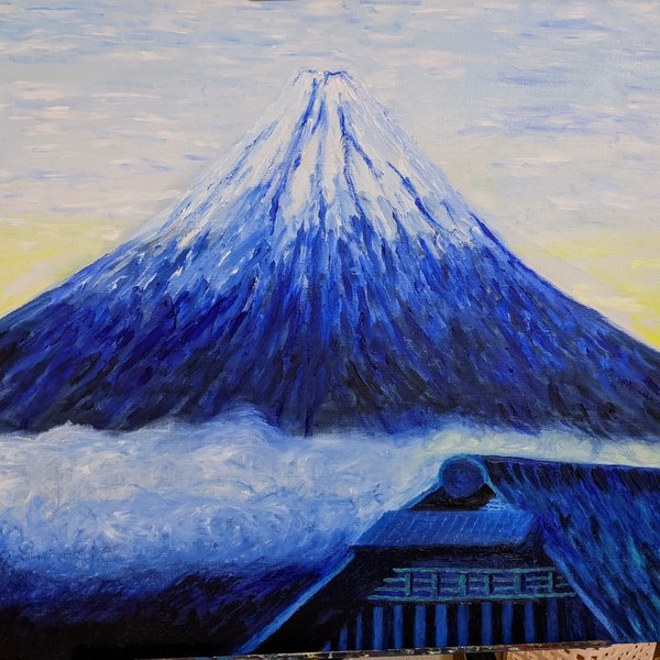 富士山　絵画