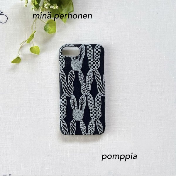 ミナペルホネン　iPhone  ケース　pomppia