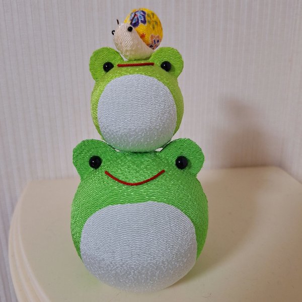 梅雨飾り カエルくん🐸親子