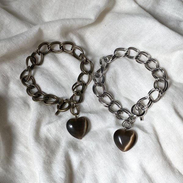 chain bracelet (silver・antique)