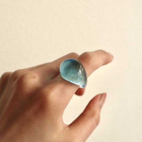 -流-  ガラス リング　glass ring