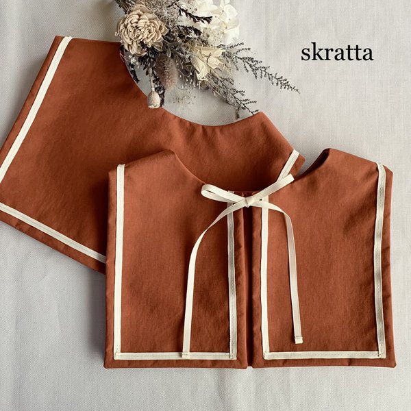 セーラーカラーの付け襟〜terracotta〜ベビー＆キッズ