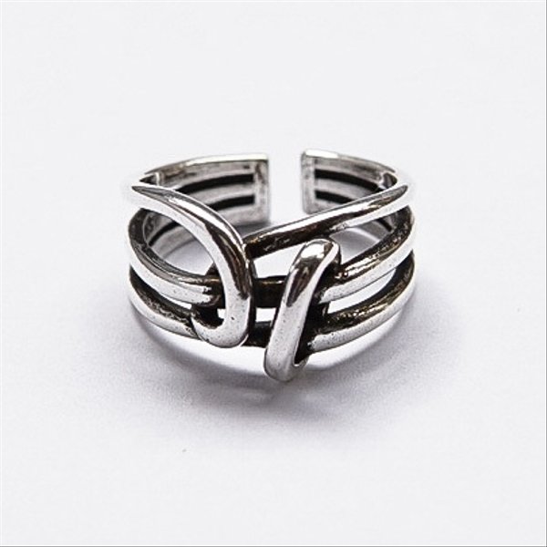 【FREE SIZE】Silver925 Hineri Ring