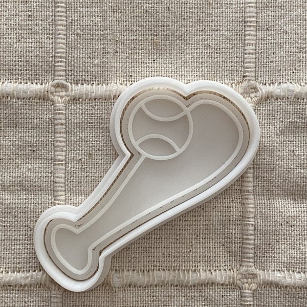 野球 バット ボール スタンプ式 クッキー型 - Baseball Cookie cutter | クッキーランドストア