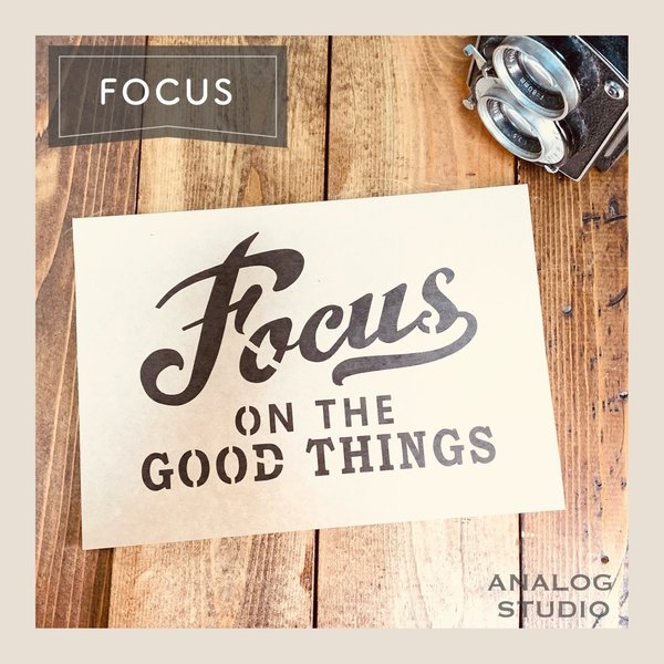 ステンシルシート『FOCUS』