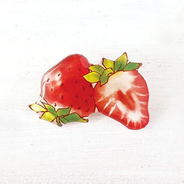 Strawberry brooch｜いちごブローチ 