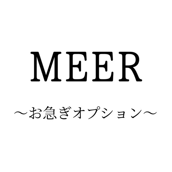 お急ぎのお客様へ　速達・納期短縮オプション