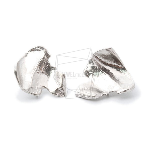 ERG-914-MR【2個入り】ハンマードカーブピアス,Hammered Curve Post Earrings