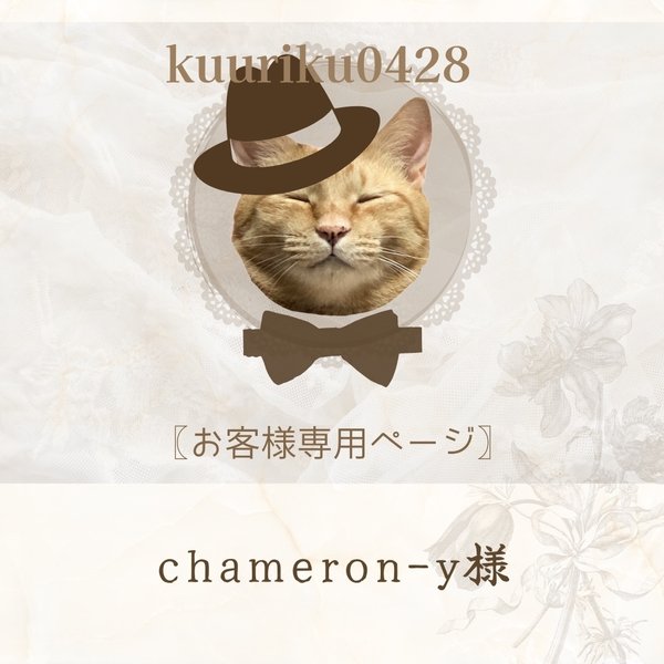 chameron-y様専用ページ❁⃘*.ﾟ