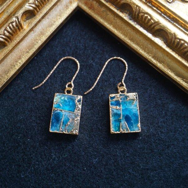 14kgf copper turquoise コッパーターコイズ 　コッパーアパタイト