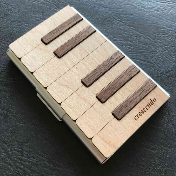 音楽モチーフトップのカードケース