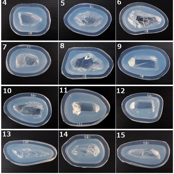 鉱石モールド　1個　（1～18）　鉱石/モールド/レジン