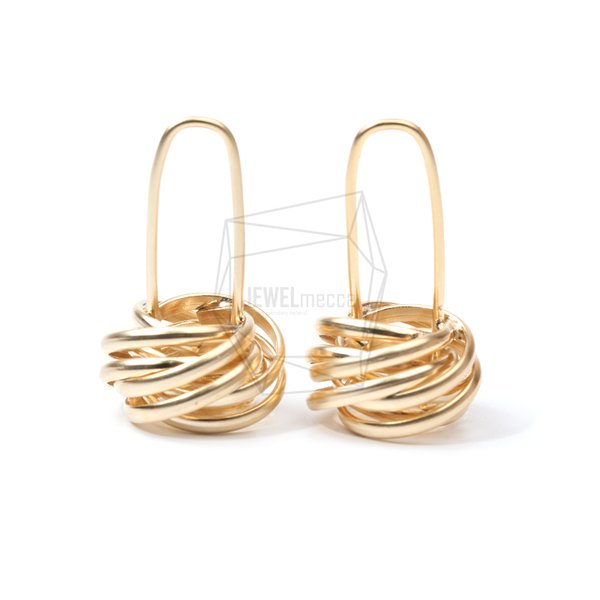 ERG-679-MG【2個入り】スパイラルシェイプチャーム,Spiral Shape Earring Charm