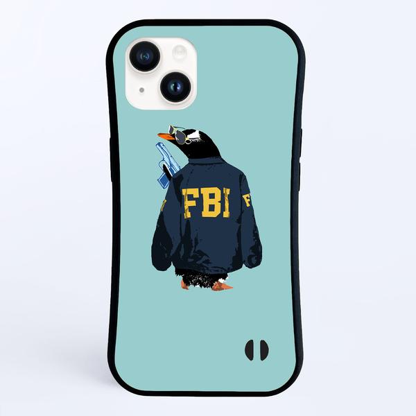  [iPhone グリップケース] FBI penguin