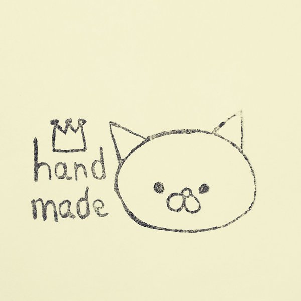 しろねこ handmade  消しゴムはんこ。