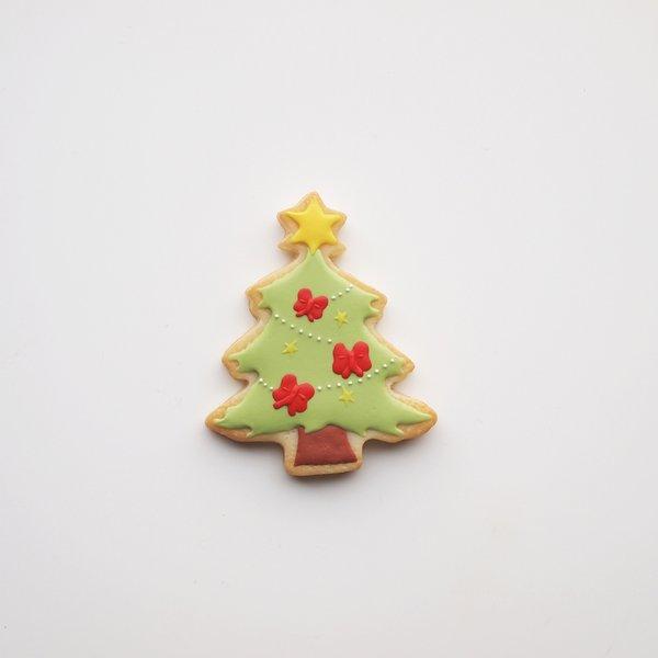 クリスマスツリー　Icing cookie brooch 