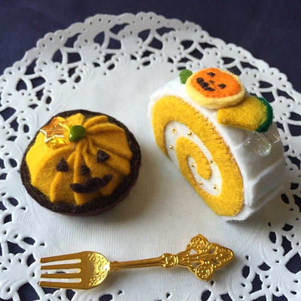 ケーキのマグネット(ハロウィンセット②)