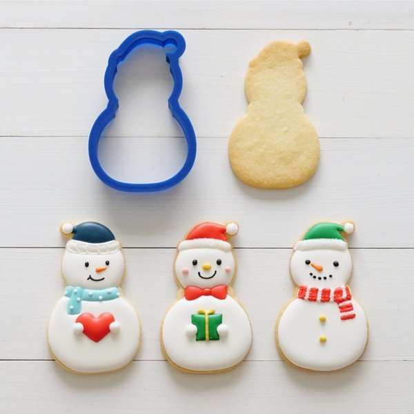 雪だるま【6cm】クッキー型・クッキーカッター