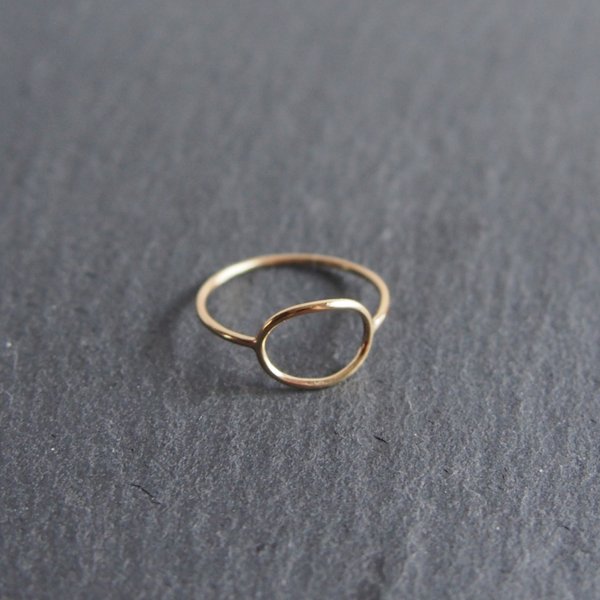 【再販】- K10 - Oval Ring