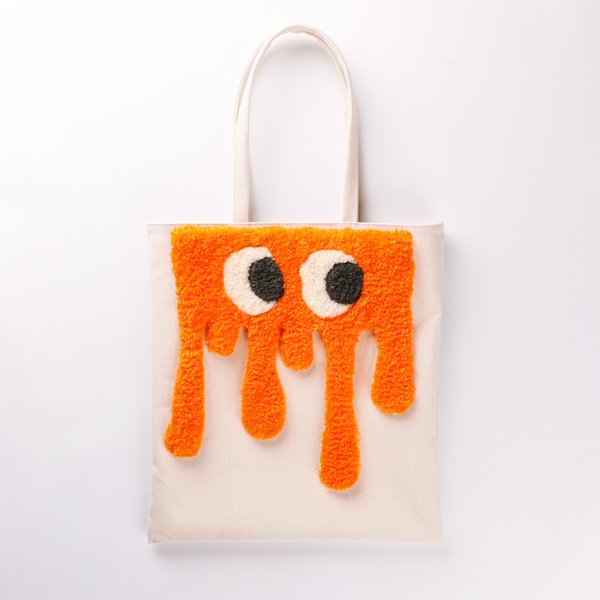 "melting creature" orange | tote bag