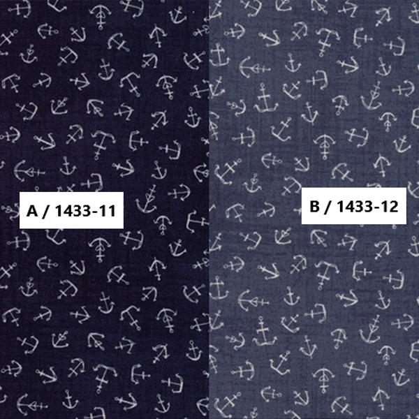 USAコットン moda 「Ahoy, Me Hearties by  Janet Clare」(1433-11(A) / 12(B) )