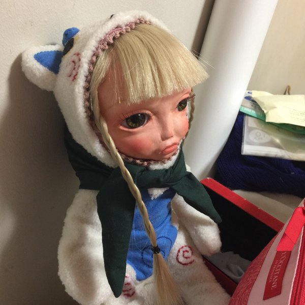 コマさん好き友に作った人形