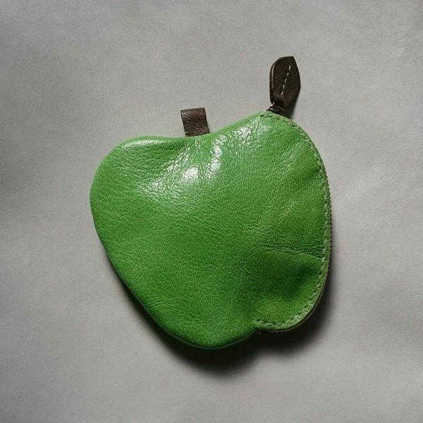 リンゴのコインケース(黄緑)