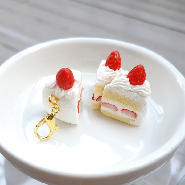 ショートケーキのチャーム