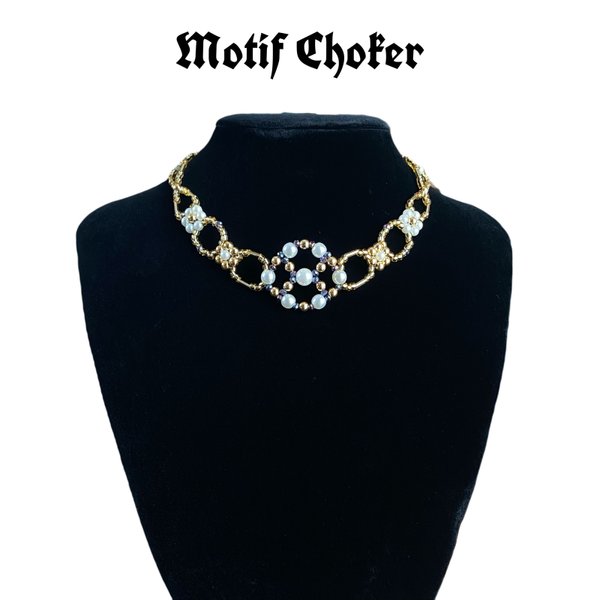 Motif choker💜Gold