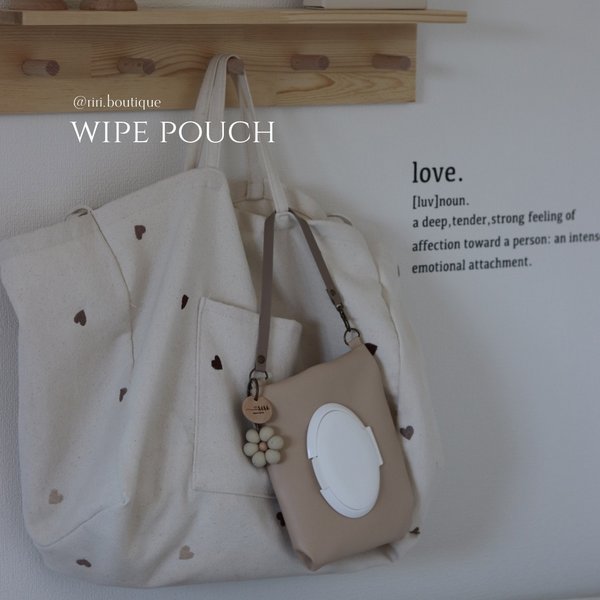 淡色　wipe pouch