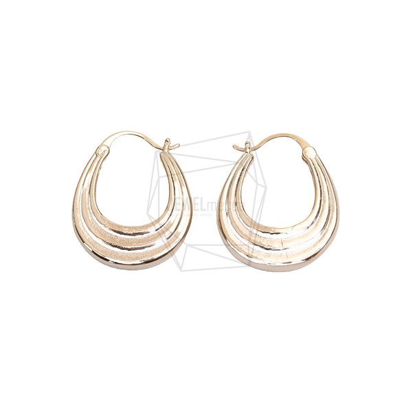 ERG-2570-G【2個入り】ラウンドワンタッチ ピアス,Round One touch Post Earring