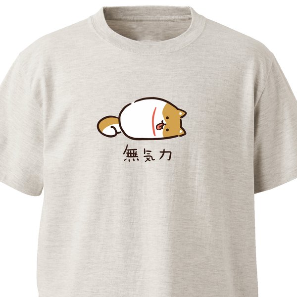 無気力【オートミール】ekot Tシャツ <イラスト：タカ（笹川ラメ子）>