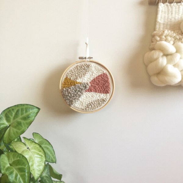 【受注生産】punchneedle wall art 