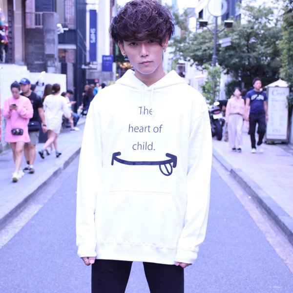 CHILD HOODY  【ホワイト/Lサイズ】