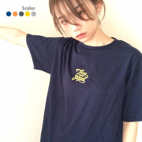 オリジナル ロゴ /ビッグシルエット/カラーTシャツ / 5color /a6