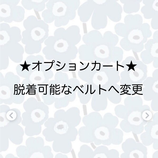 【オプションカート】脱着可能なベルトへ変更