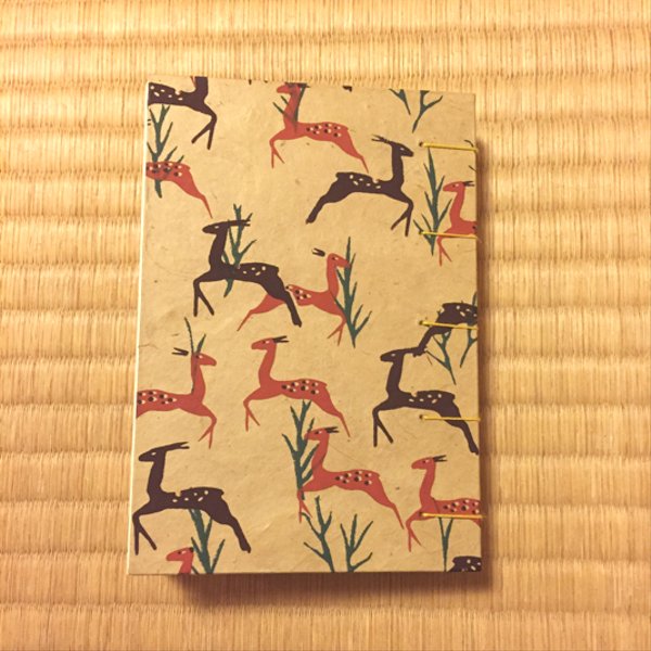 = wentunstudio= 温吞・のんびり屋 · 手製ノート、鹿たち