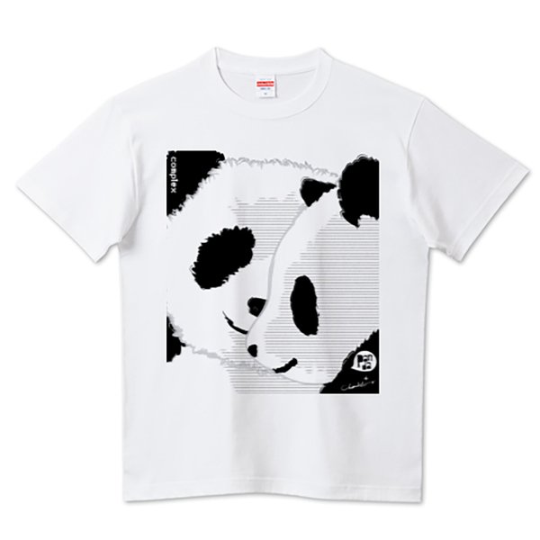 PANDA COMPLEX 0448 ジャイアント パンダ コンプレックス 大熊猫 複合体 Tシャツ 白限定