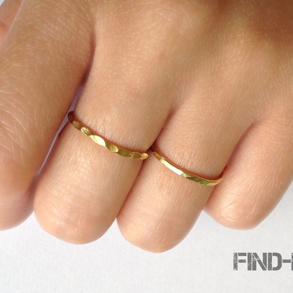 【単品】simple brass ring
