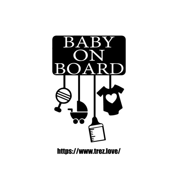 全10色 BABY ON BOARD マストアイテム ステッカー 