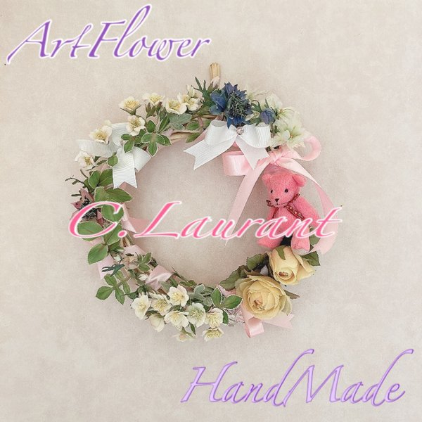 ♡Art Flower Wreath♡ 【Ｎｏ．3】